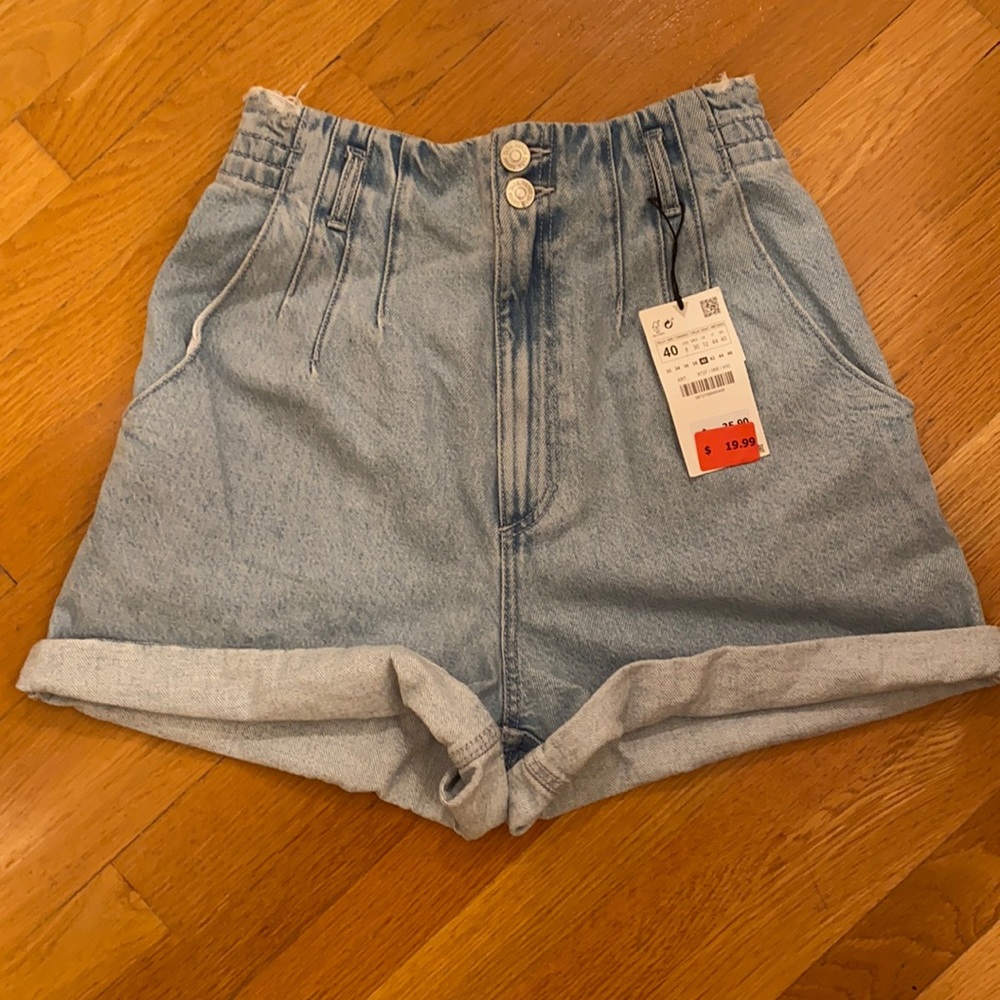 Zara denim shorts